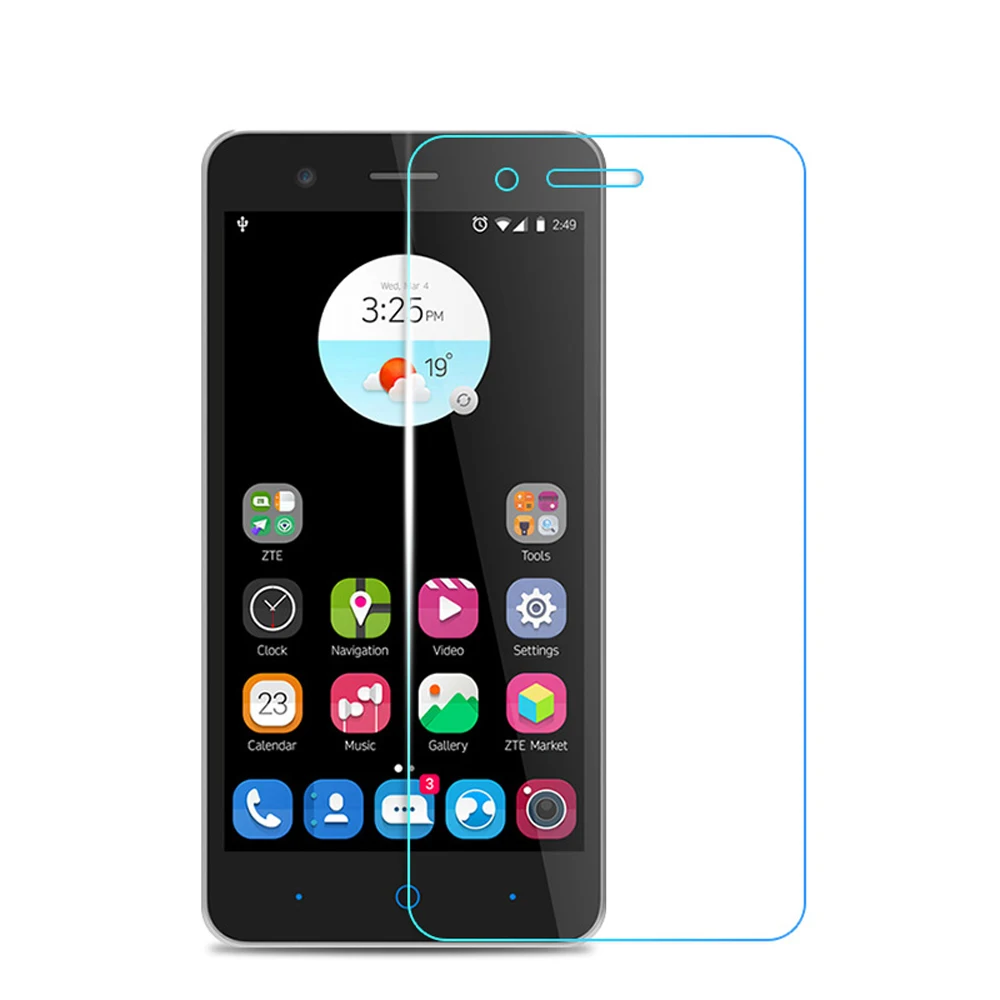 2 шт. 2.5D 9H 0 26 мм закаленное стекло защитная пленка для ZTE Blade A510 A601 A602 A610 Plus A910