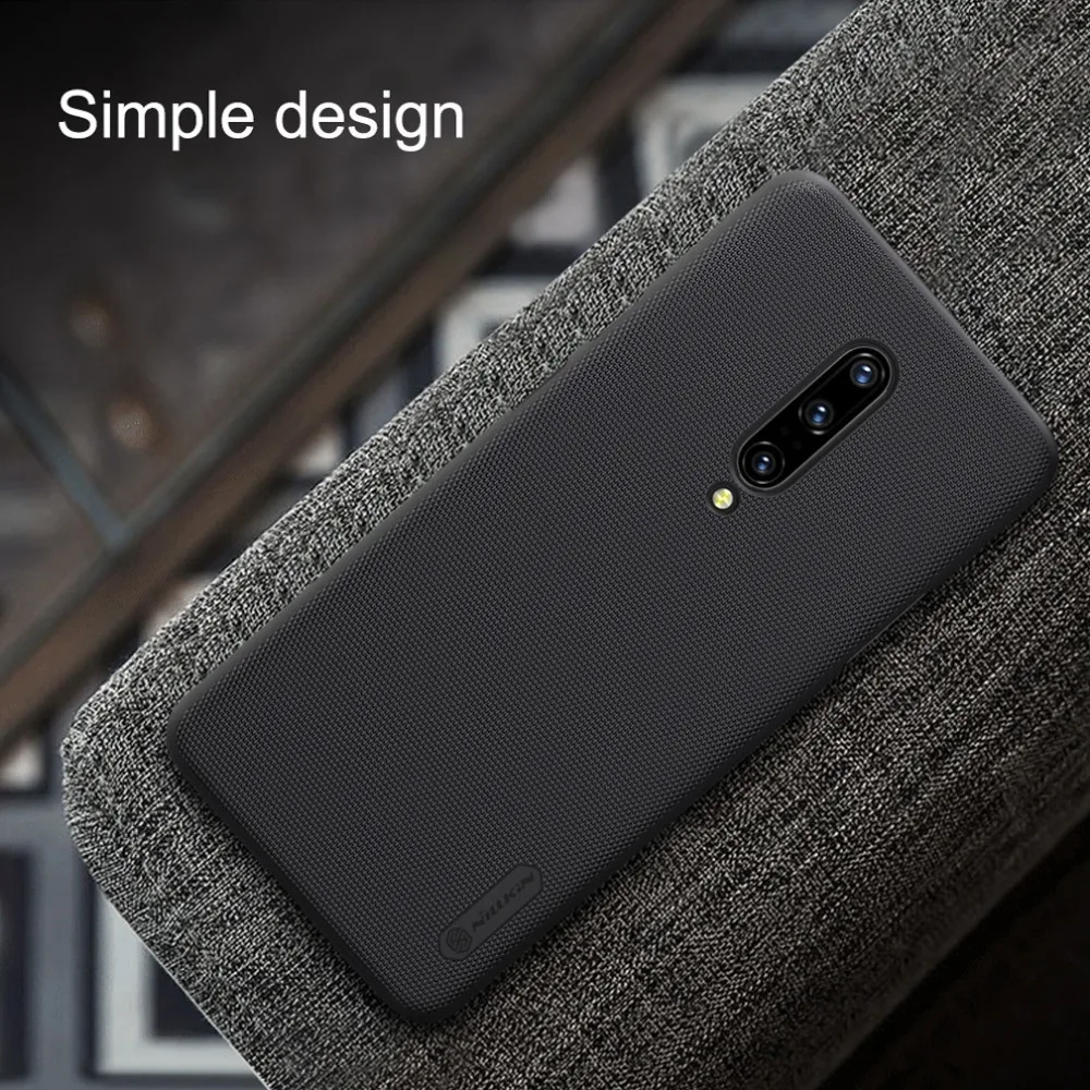 nillkin for oneplus 7 pro case cover nillkin frosted shield hard pc back phone cover for oneplus 7 free global shipping