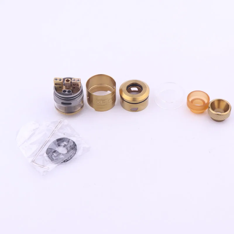 Новый XFKM 24 мм RDTA DIY двойные катушки 3 мл Большой Емкости Распылитель 510 Резьбовая