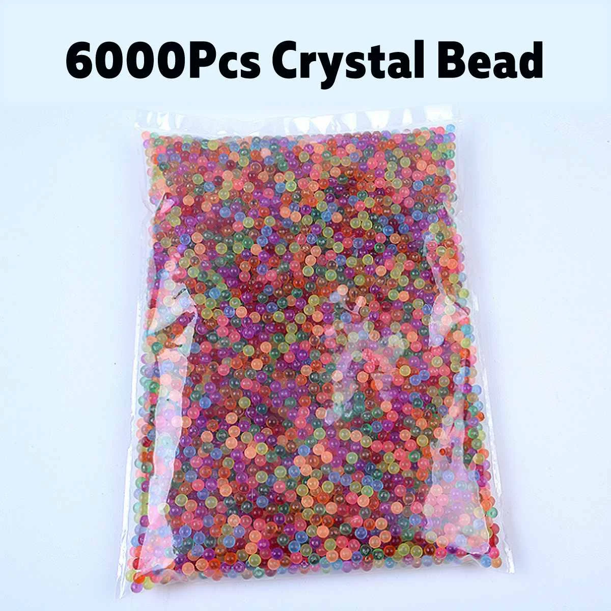 6000Pcs Crystal 24 цвета, 6000 шт., Perlen, волшебные шарики-распылители воды, детские 3D пазлы, набор игрушек, Развивающие детские игрушки - Цвет: 6000Pcs Crystal