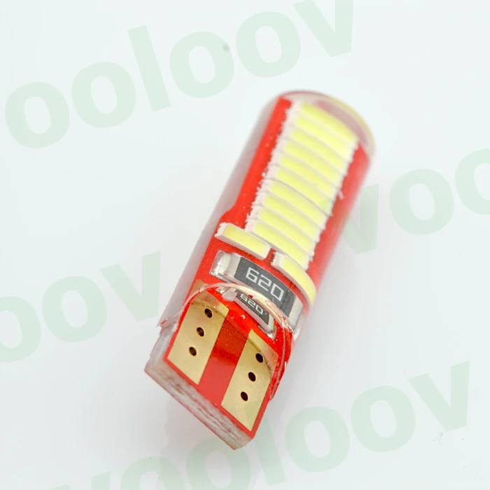1x Распродажа супер яркий LED T10 canbus 24 SMD 4014 Автомобильный свет DC 12V w5w Авто cob зазор
