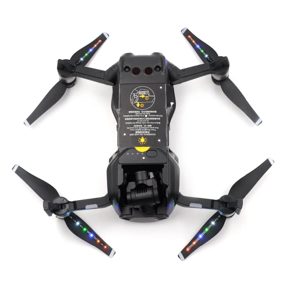 4 шт. Mavic Air светодиодный флэш-пропеллер USB зарядка Перезаряжаемые реквизит для DJI
