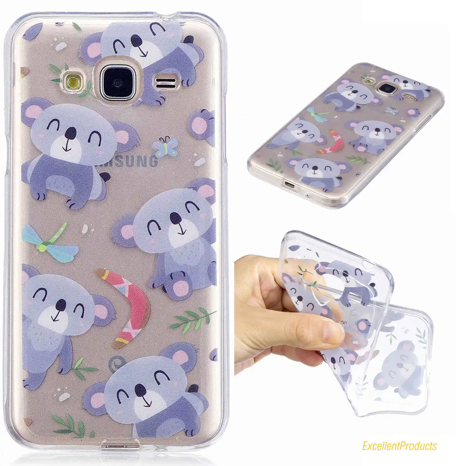 Кошка кактус лошадь панда мороженое рисунок IMD мягкая ТПУ подставка чехол для