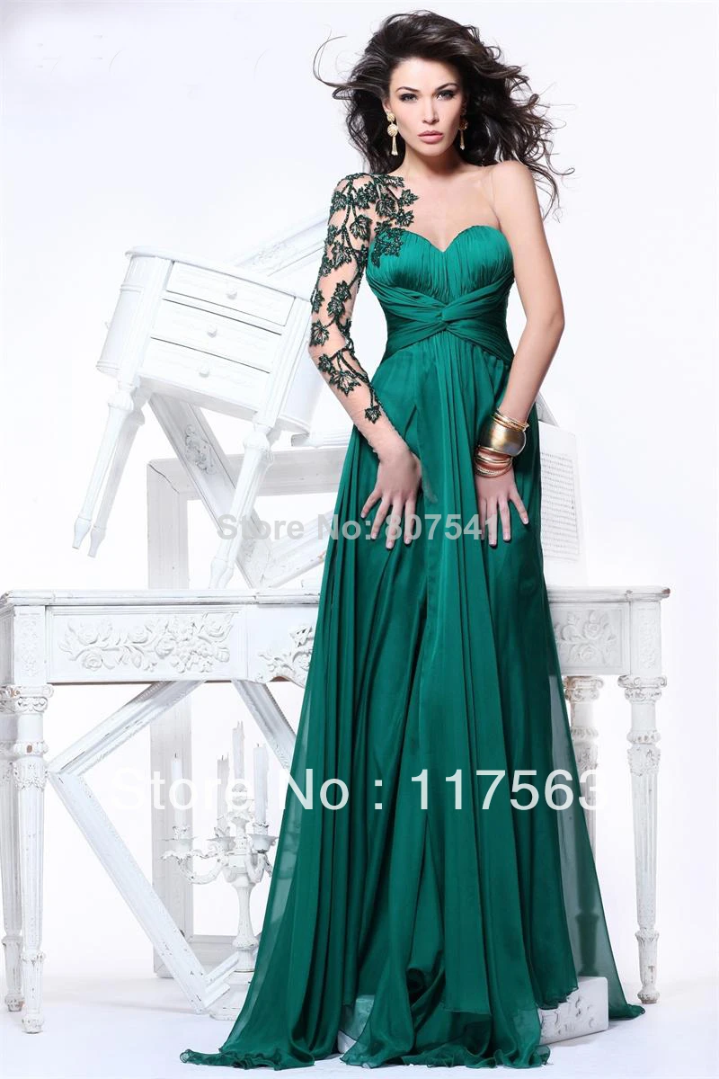 fashion a line sweetheart chiffon floor length evening dress from dubai WL046|dress flag|dressedress cobalt |