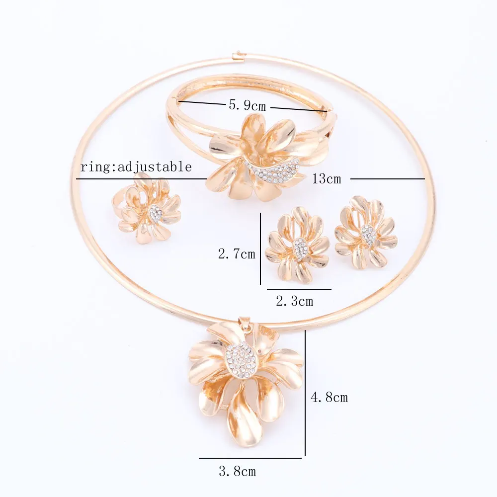 Женский ювелирный комплект из колье серёг кольца и кольца|african beads jewelry set|beaded setflower