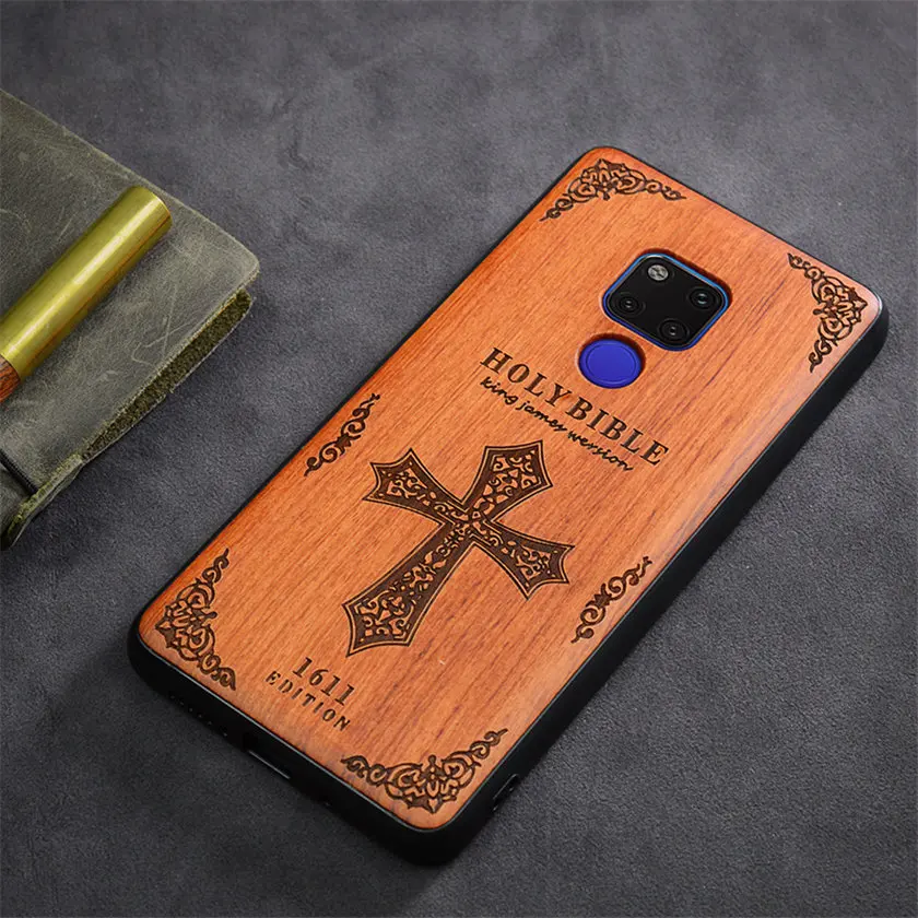 Резной деревянный ящик для huawei mate 20 huawei mate 20 pro противоударный чехол TPU бампер чехол для huawei mate 20 X чехол из дерева