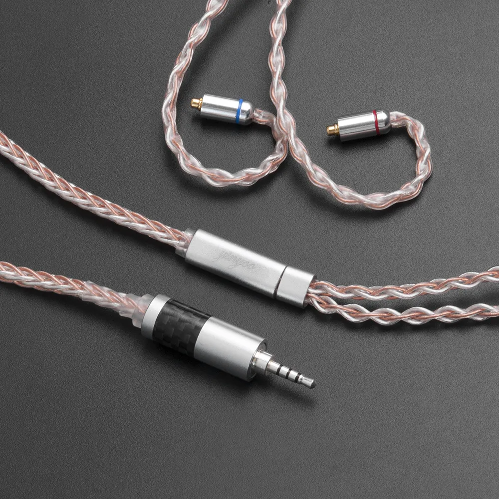 8 акций 3 5 мм 2 4 Баланс MMCX кабель для Shure SE215 SE535 SE846 pin ZS10 знч ZAR ES4 ZS6