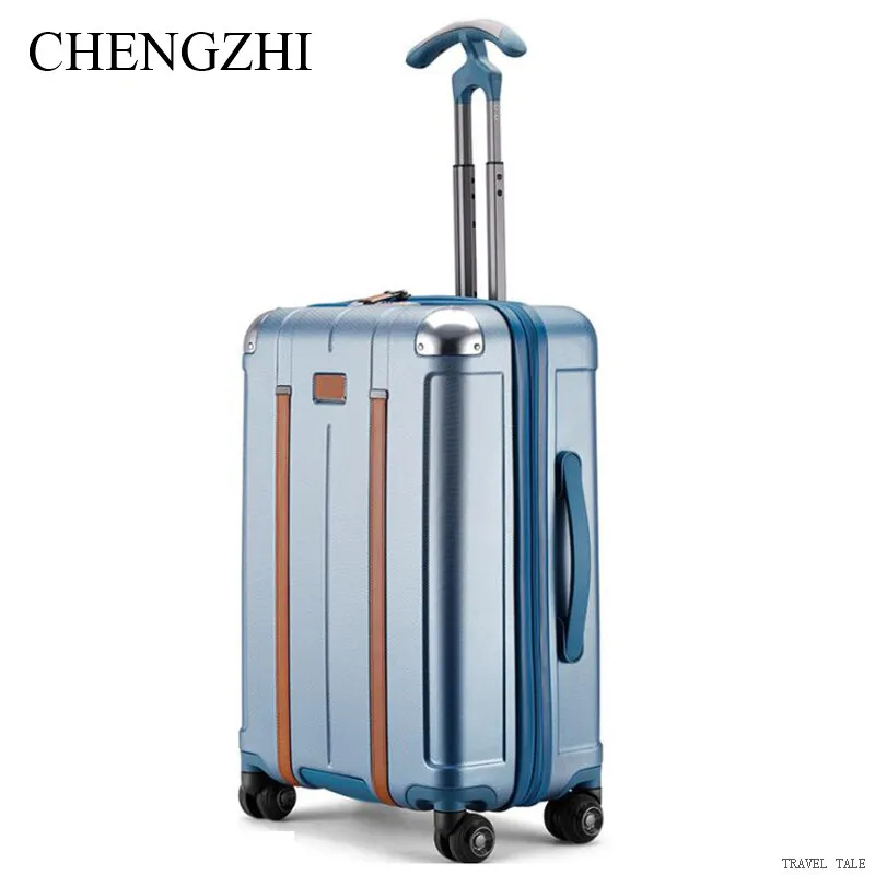 CHENGZHI20 модный чемодан на колесиках для женщин и мужчин дорожные сумки 24 дюйма 28