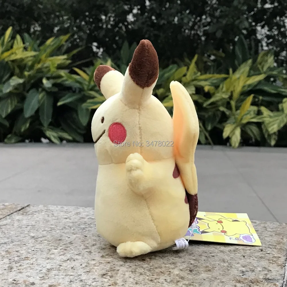 Милая трансформирующая игрушка Ditto Lapras Dragonite Pikachu Omanyte, плюшевая игрушка, мягкие игрушки в виде животных, мультяшная кукла