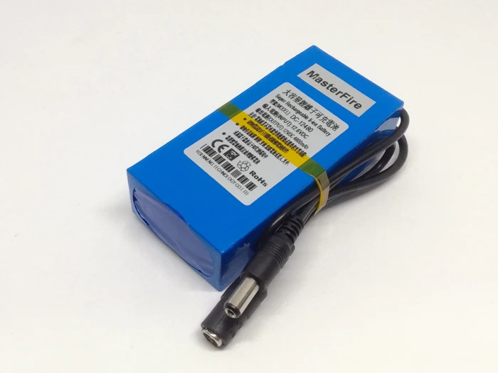 

10pcs/lot Portable Super 12v 4800mah Rechargeable Li-ion Battery Lithium-ion Batteries Pack For Security CCTV Camera DC-12480