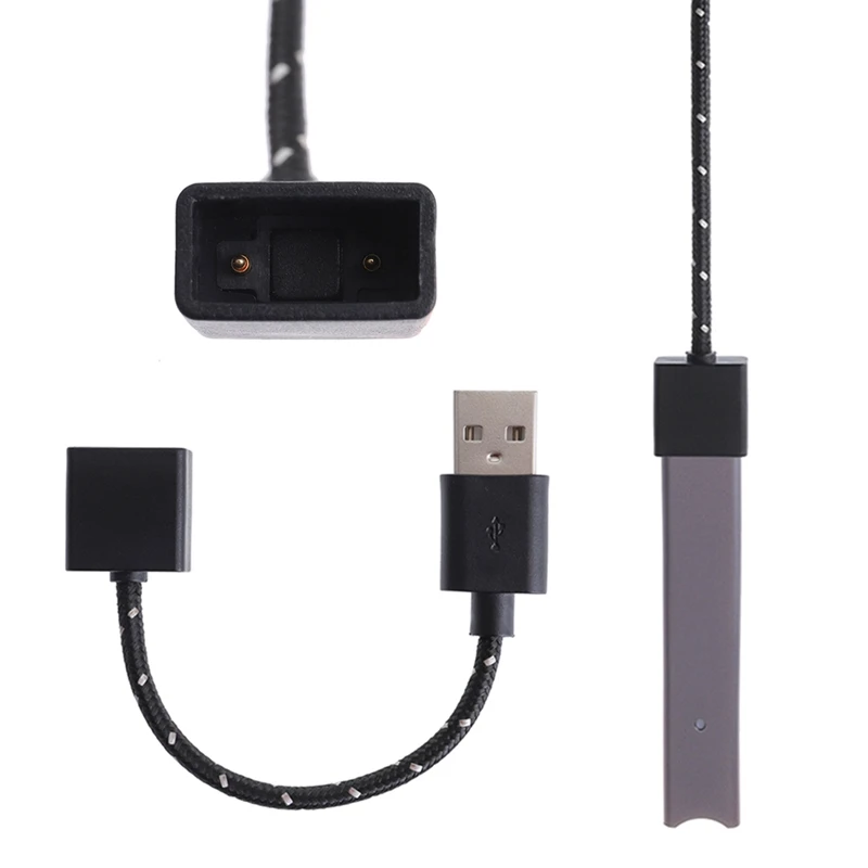 80 см 14 см Магнитная Адсорбция двойной порт универсальное USB зарядное устройство USB кабель провод для быстрого заряда для JUUL аксессуары для сигарет нейлон