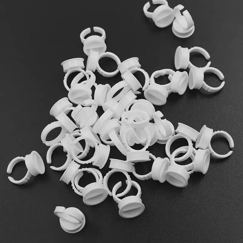 100 шт. одноразовые кольца для наращивания ресниц | Красота и здоровье