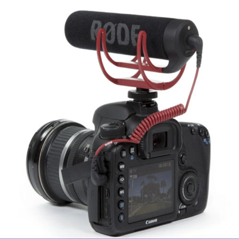 Foleto микрофона VideoMic Go видео Камера MIC Регистраторы ручной проводной 3.5 мм для Canon