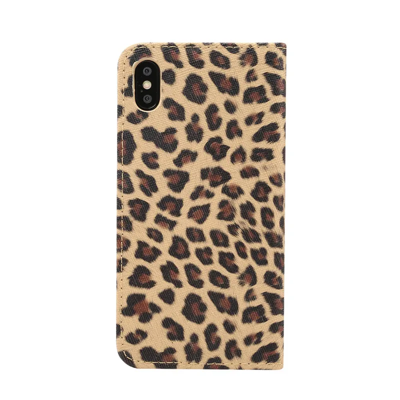 Leopard Print Wallet Flip Case For iPhone 12 Mini 11 Pro XS Max XR X 6 6S 7 8 Plus 5 5S SE 2020 Cover on Leather Stand Capa | Мобильные