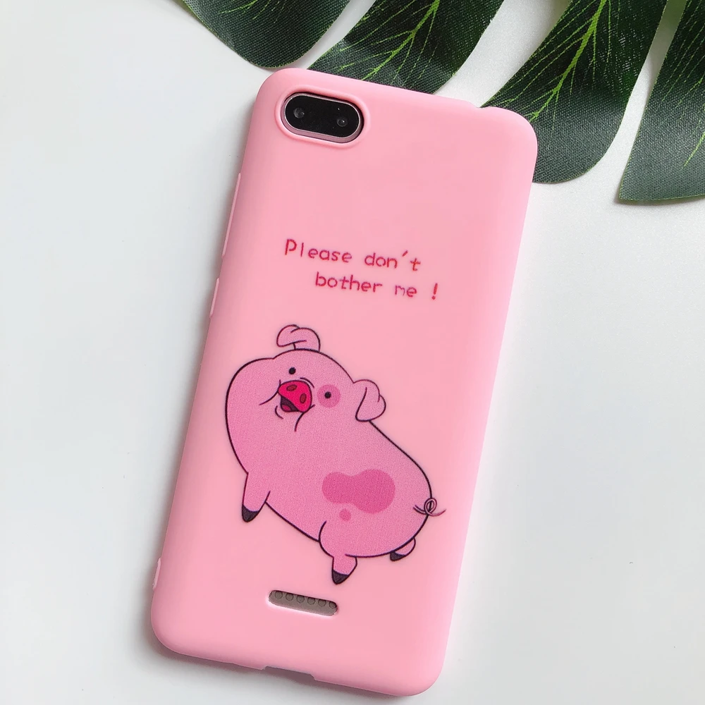 B1 Красный mi GO чехол s on для Xiao mi Redm 6A чехол Kawaii Ремешок силиконовый для etui Xiao mi Redm 6A 5A 4X Xio mi A1 A2 чехол для телефона - Цвет: B1