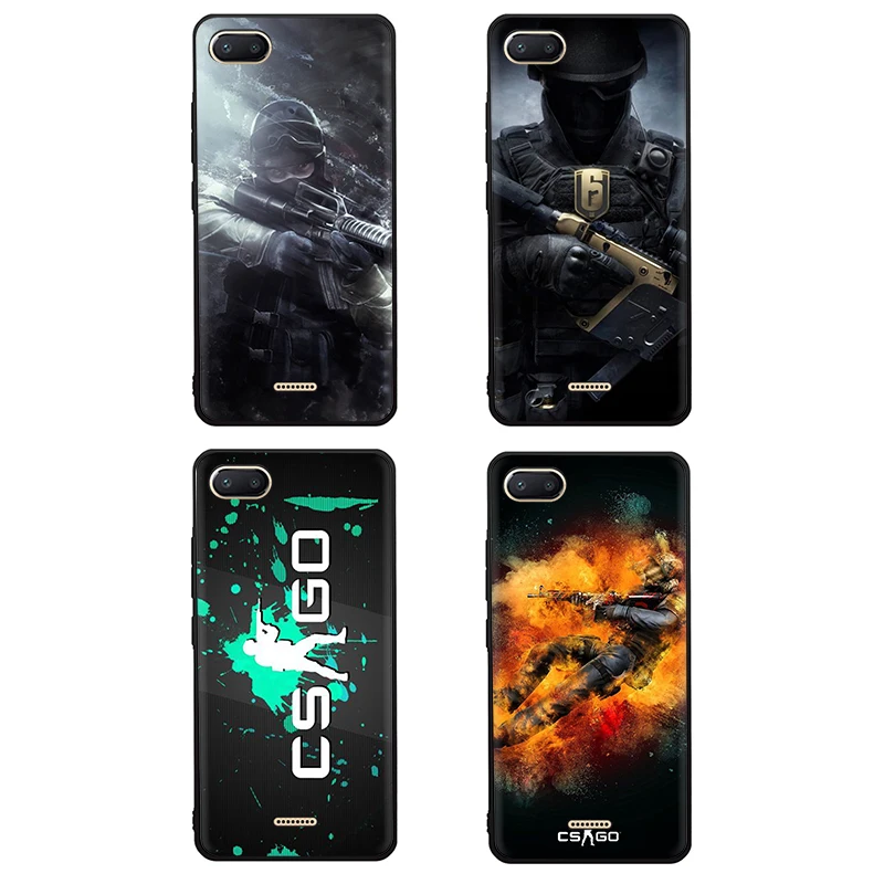 CS GO для игры в войнушки силиконовый чехол для телефона для Redmi 4A 4X5 6 Plus Pro 7 GO Note 4 4X5, 6, 7, 8 Pro 7A K20 Pro