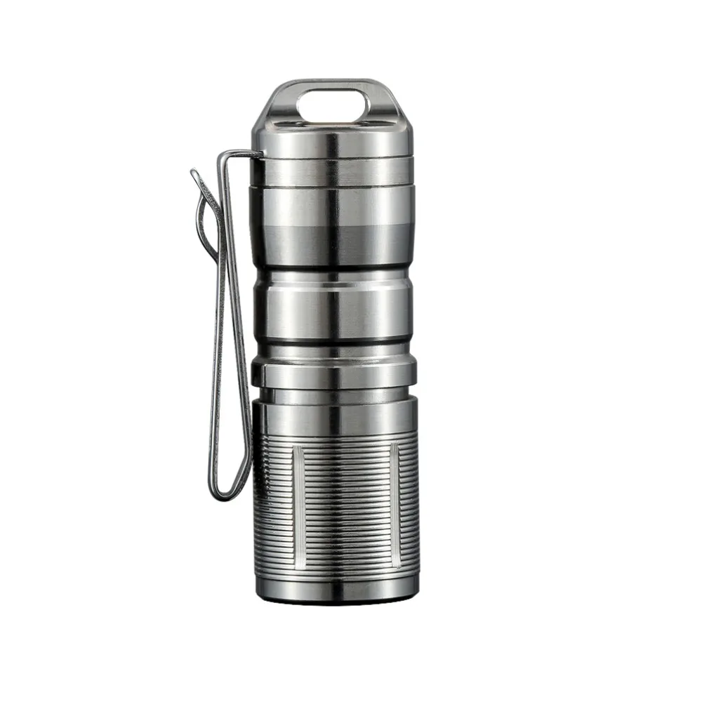 Jetbeam мини 1 супер мощный и Аккумуляторной Cree XP-G2 светодиодный фонарик Титан брелок 10180 Батарея