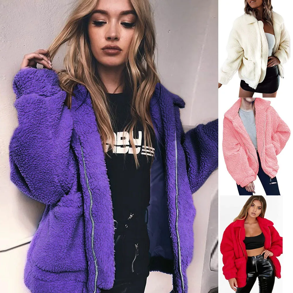 3XL модное женское повседневное плотное фиолетовое пальто большого размера, зимняя теплая парка, женская верхняя одежда, пальто veste femme
