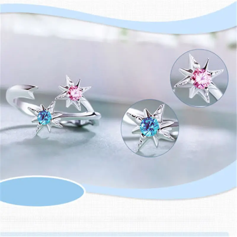 Серебряное кольцо для косплея с вашим именем ювелирные изделия кометами Kimi no Na wa