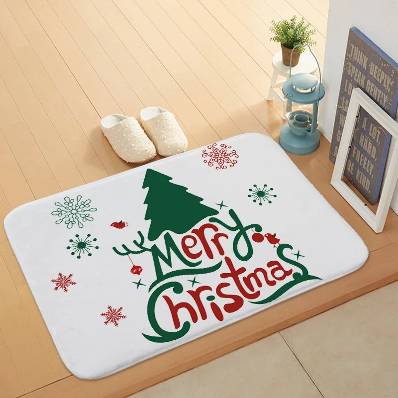1 шт. коврик с рисунком снеговика Merry Christmas 60*40 см коврики для дверей кухни ванной