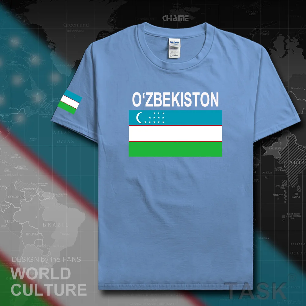 Узбекистан Мужская футболка 2019 трикотажные изделия национальной команды топы
