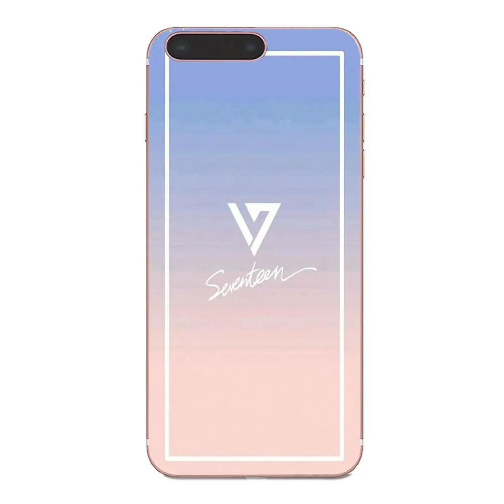 ТПУ Новый стиль уникальный Kpop Seventeen для Huawei P7 Honor 4C 5A 5C 5X 6 6C 6A 6X 7 7X 8 9 V8 V10 Y3II Y5II Y6II G8 Play
