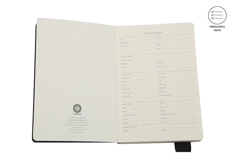 Виктории журналы bullet Journal copelle крафт твердый переплет Тетрадь пунктирной bujo