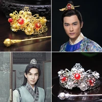 many designs male hair tiara prince emperor scholar head piece tiara hanfu cosplay hair crown piece hair stick