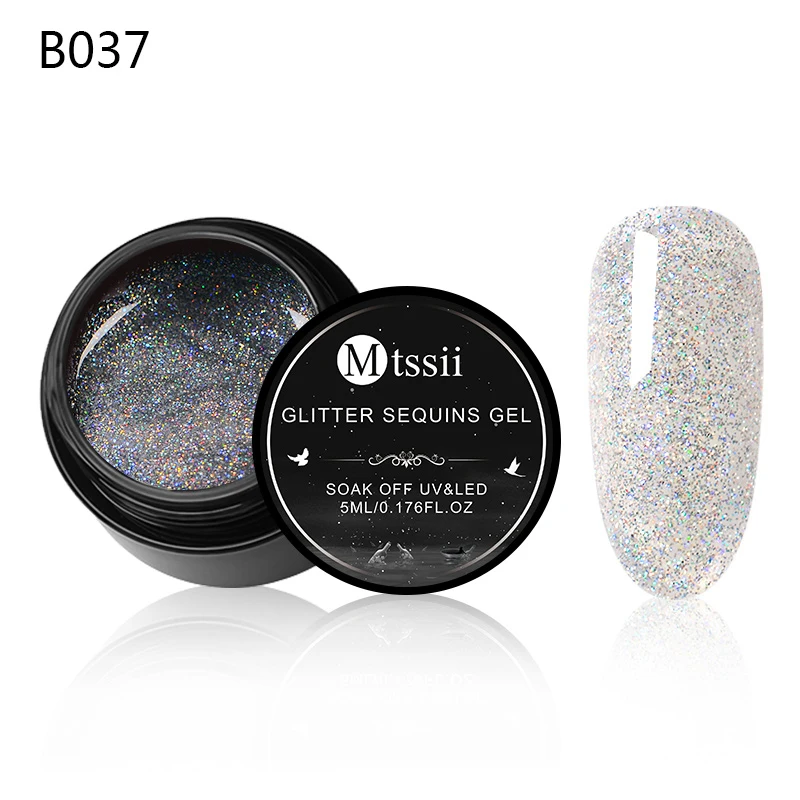 BM37913 Mtssii, 5 мл, фейерверк, Гель-лак для ногтей, Блестящие Блестки, светодиодный Гель-лак для ногтей, Полупостоянный, замачиваемый, УФ-лак для ногтей, блестящий гель - Цвет: BM37913