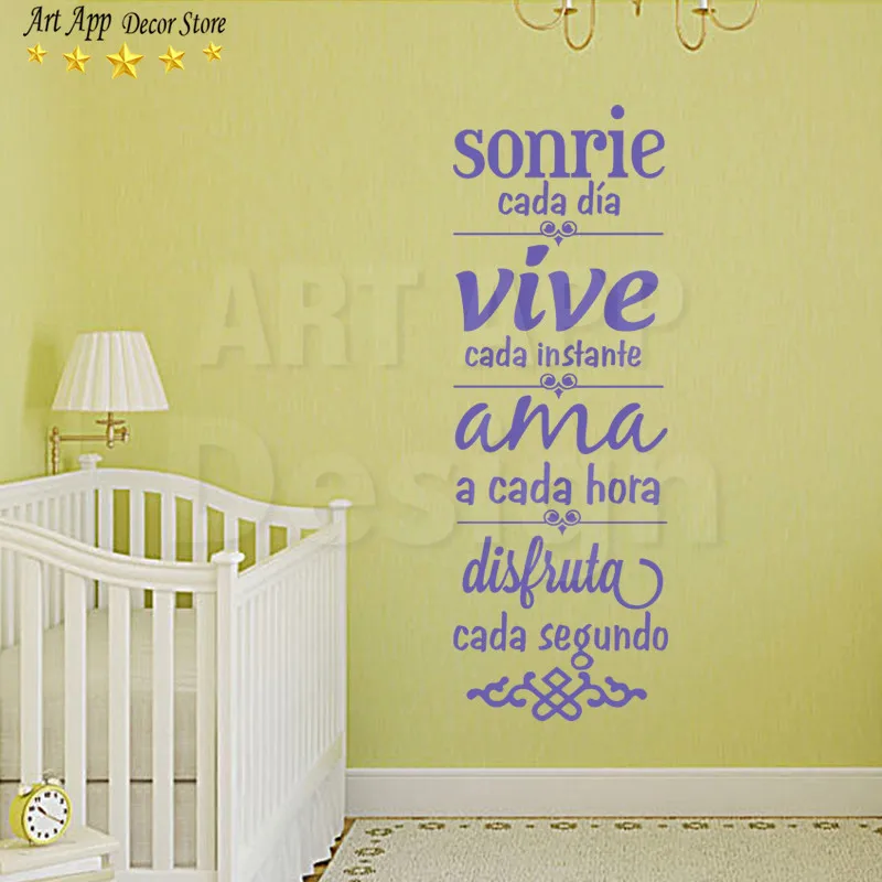 Виниловые наклейки на стену для украшения гостиной|quote wall decal|house rulesroom decoration |