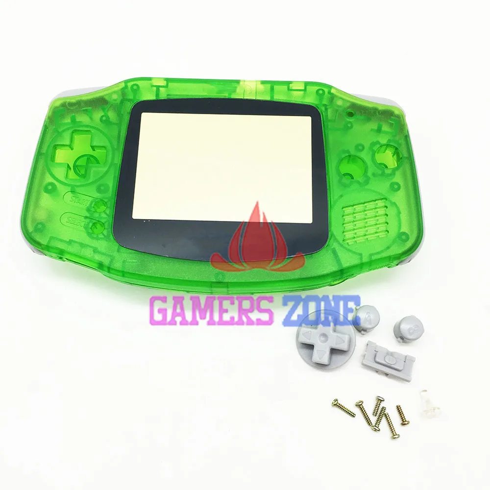 Защитный чехол для Nintendo Game Boy Advance прозрачный зеленый GBA|case for|case replacementcase me |