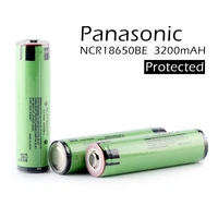 3pcslot new original for panasonic protected 18650 ncr18650be 3200mah 3 7v li ion rechargeable battery cell for e cigs with pcb