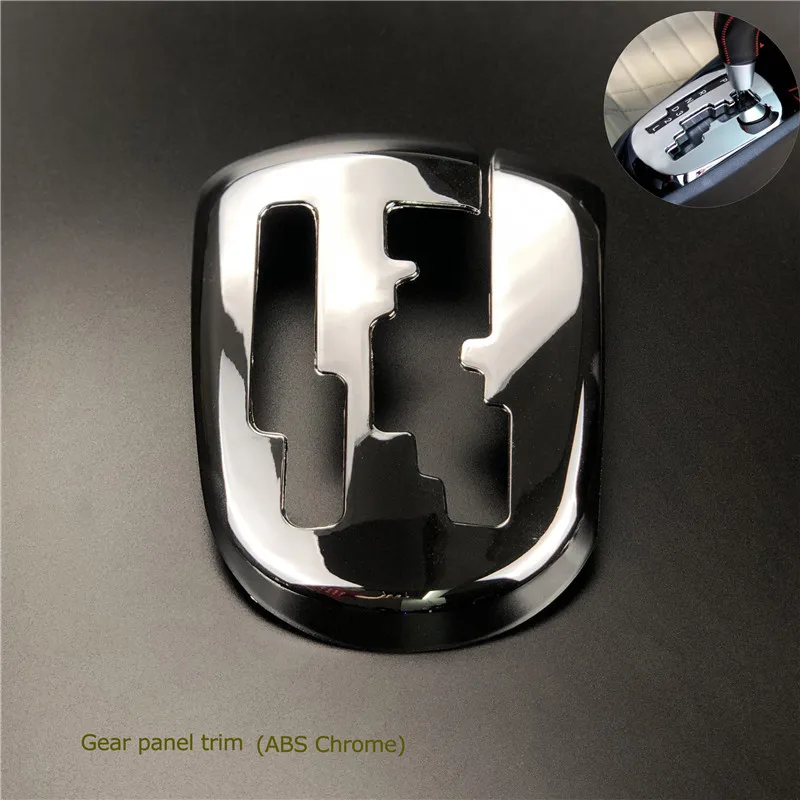 Gear panel trim AT Автомобильный Стайлинг центральная консоль вентиляционное отверстие внутренняя дверная ручка отделка ящика для перчаток наклейка чехол для KIA K2 Rio 3 2011- авто аксессуары - Название цвета: Gear panel trim AT