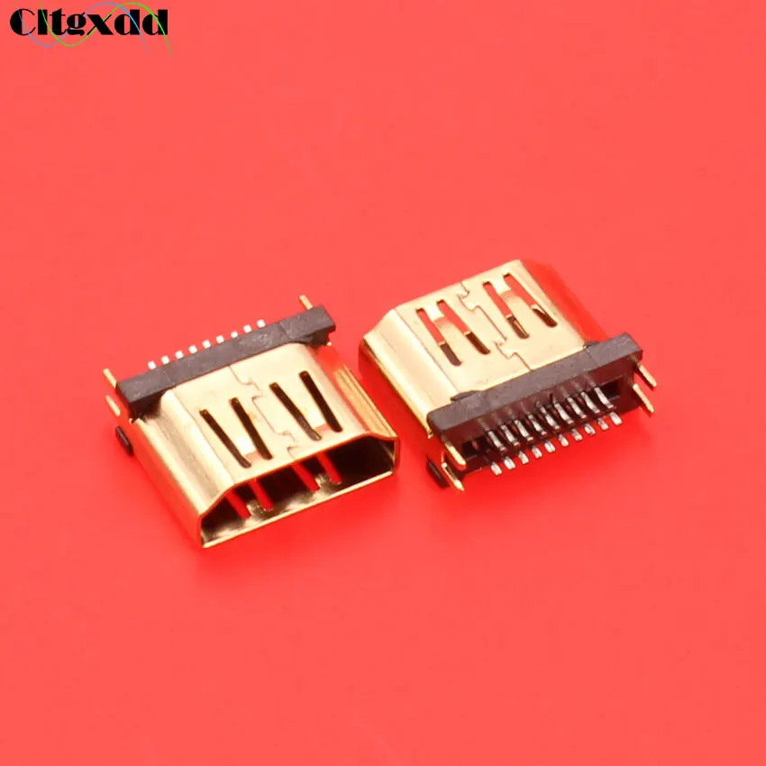 19 контактный (10 9 контактный) гнездовой разъем cltgxdd HDMI закрепленный посередине