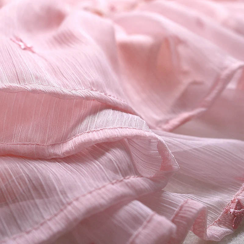 Платье Летняя женская обувь 2018 элегантной вышивкой новое платье Летний стиль