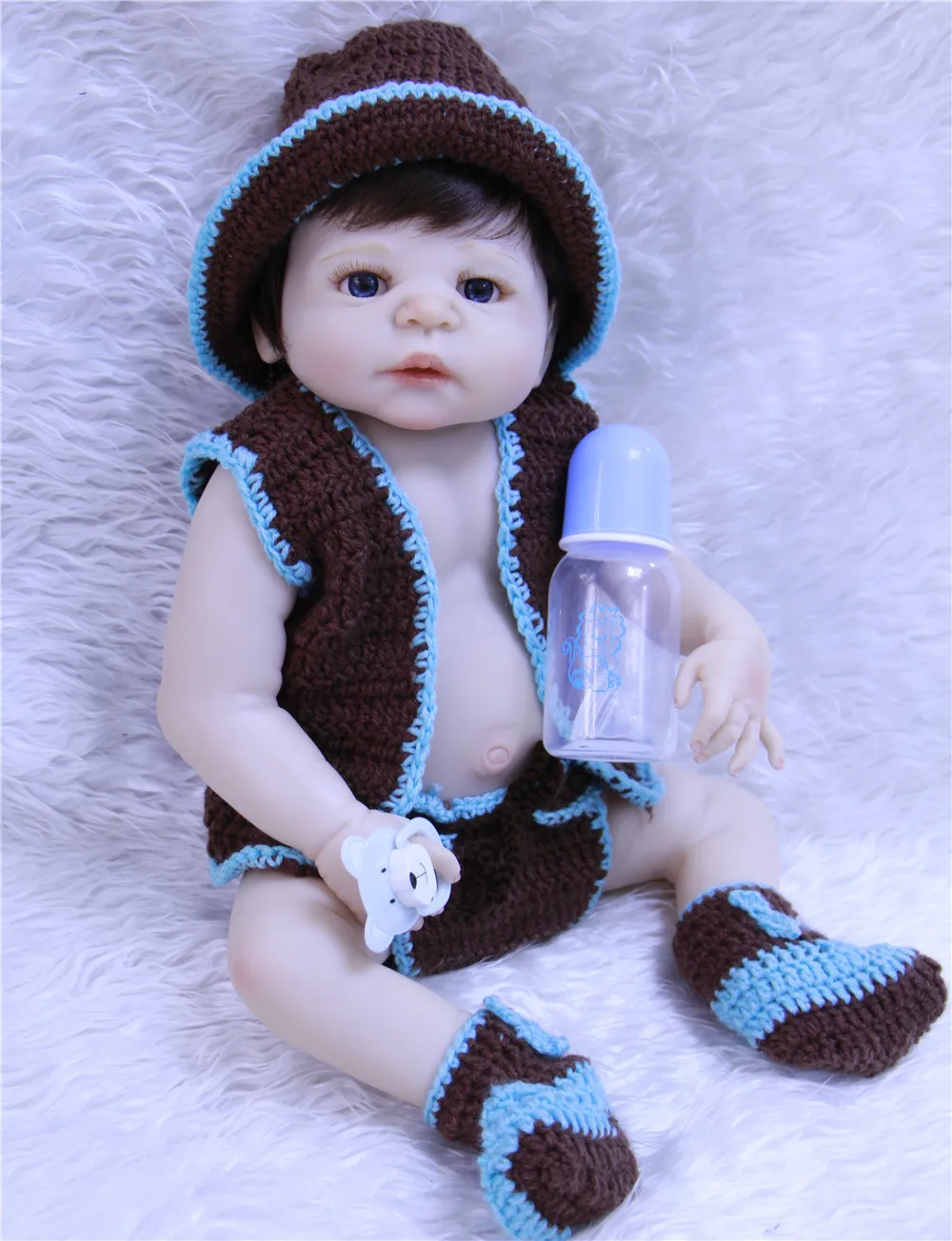 NPK 23 &quotкуклы Reborn полностью силиконовые куклы reborn babies alive поддельные bebes menino bonecas