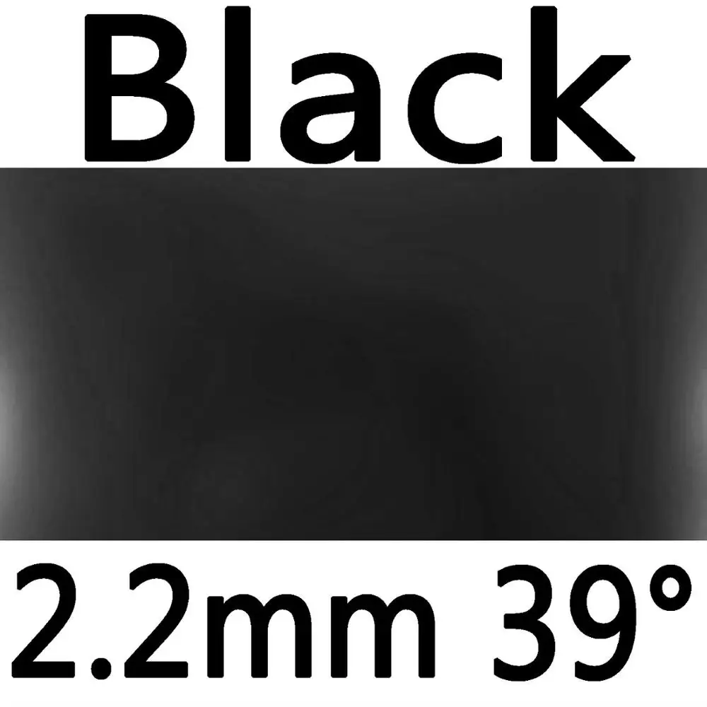 black 2.2mm H39 Новая синяя версия 61second Lightning DS Pro. Резина на ракетки для настольного тенниса из пупырчатой и с синим губчатым материалом - Цвет: black 2.2mm H39