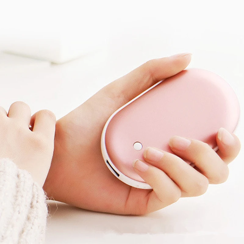 Перезаряжаемые грелки для рук Электрические heater5200mAh Powerbank многоразовые