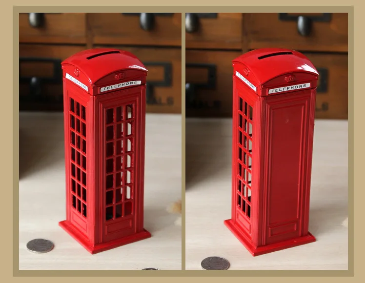 1 шт. металлическая Копилка почтовый ящик для телефона|piggy bank|money boxbox money |