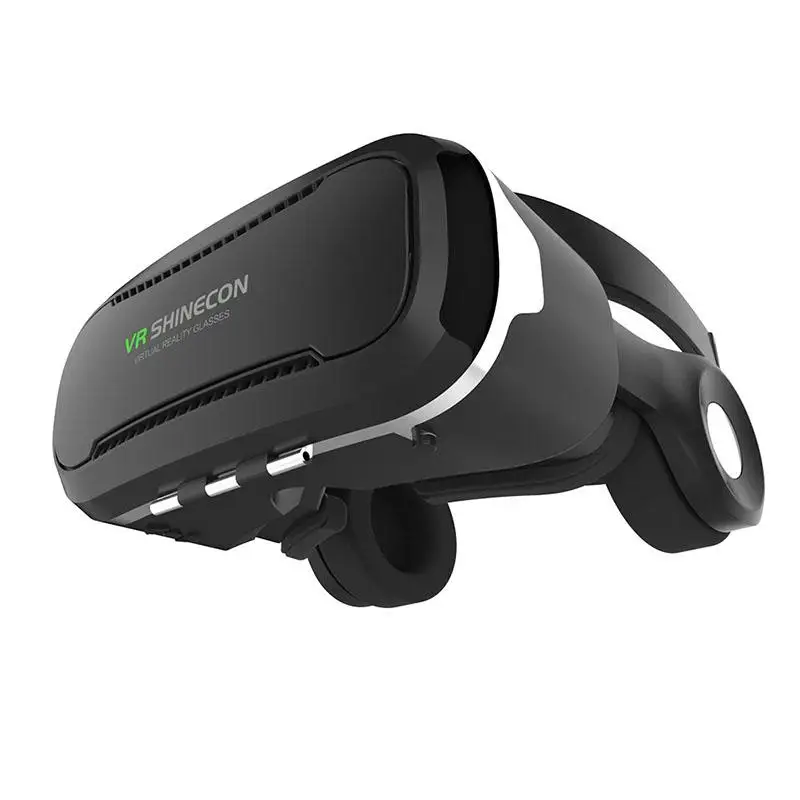 Новые 3D очки VR коробка с наушников виртуальной реальности 3D видео очки VR шлем для 4,5-6,0 дюймов iPhone /Android/фильмы
