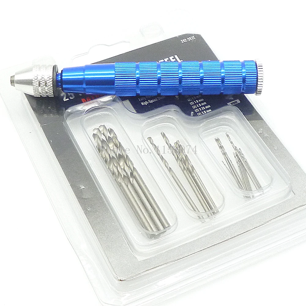 25 шт. набор сверл из быстрорежущей стали и мини клещи алюминиевого сплава ручной