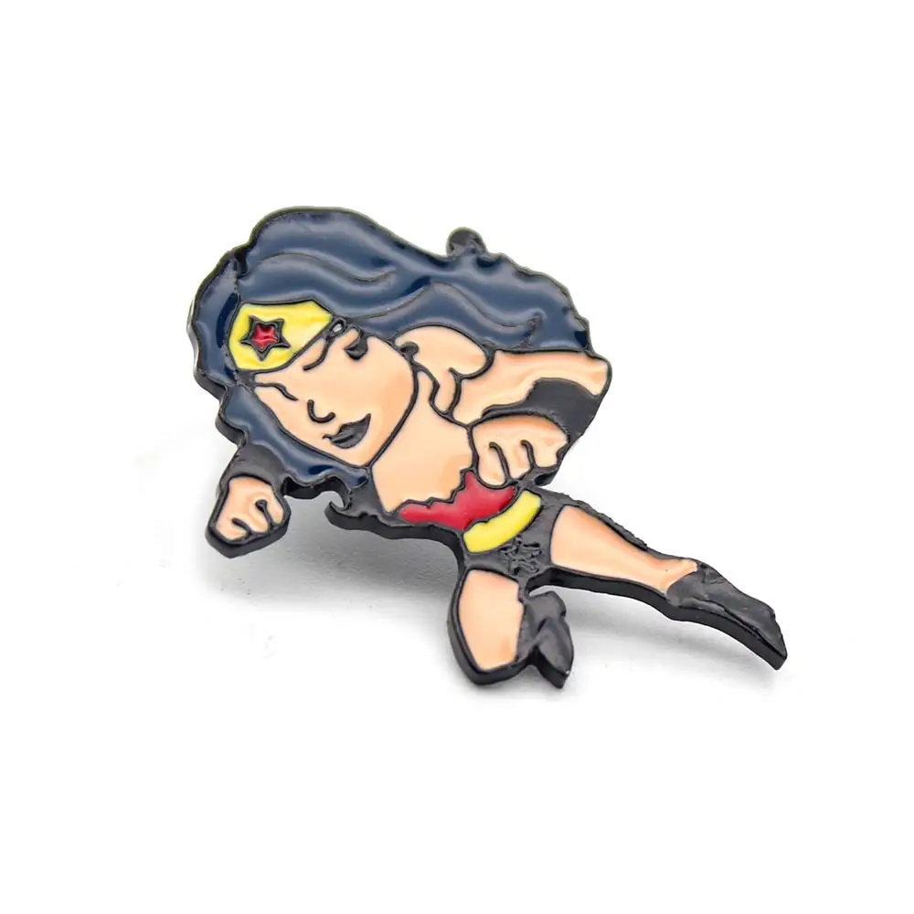 Wonder Woman значок DC Justice League металлическая твердая эмалированная брошка на лацканы