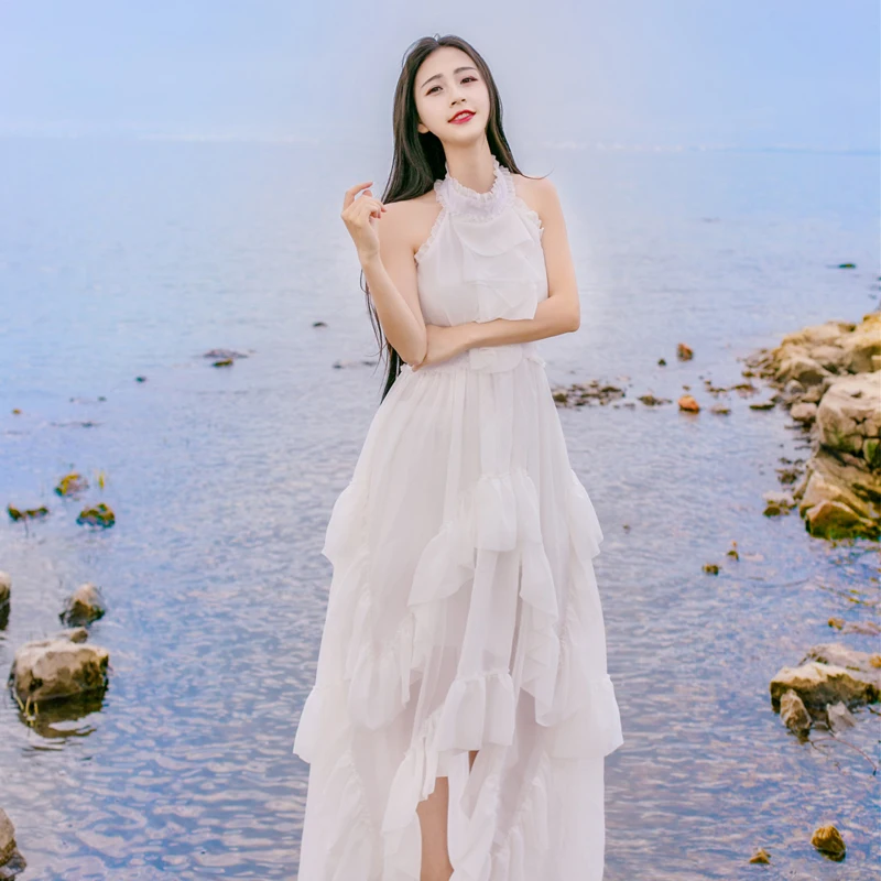 Мальдивский красный Sen девочка нерегулярные листья бархатное платье морской