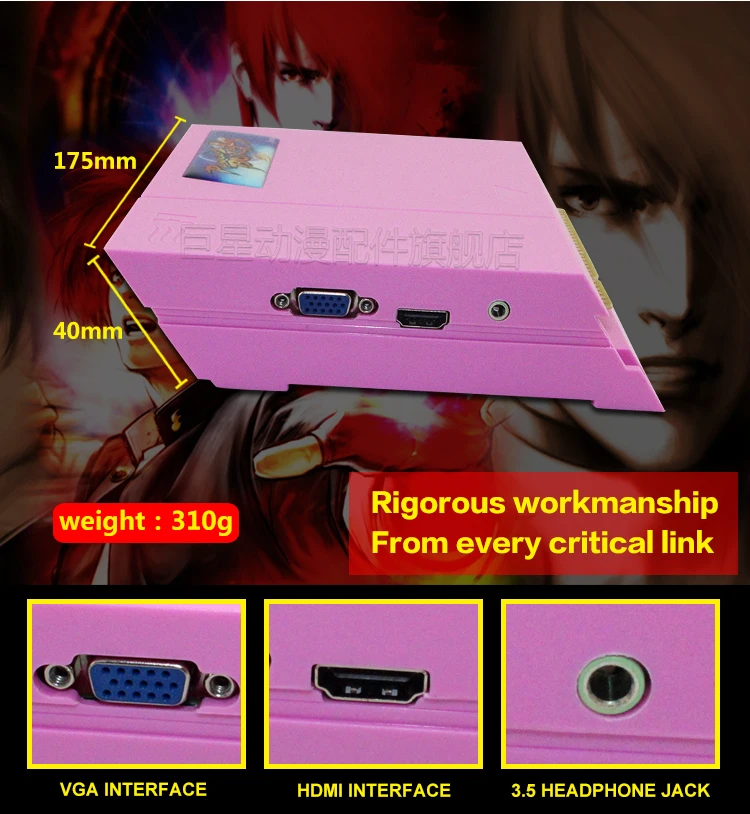 Pandora Box 4S 815in 1 игровая доска JAMMA Аркада с HDMI VGA английская версия видео в для CGA и