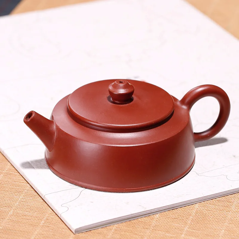 Yixing рекомендуется раздетая рудная грязь zhu dahongpao Zhou Pan pot все руки flat bar оптовая