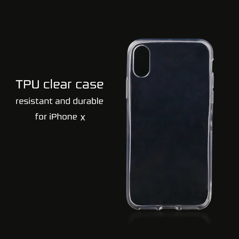 Для Apple X Мягкие силиконовые ТПУ кожи Чехол для IPhone Чехлы мангала прозрачный