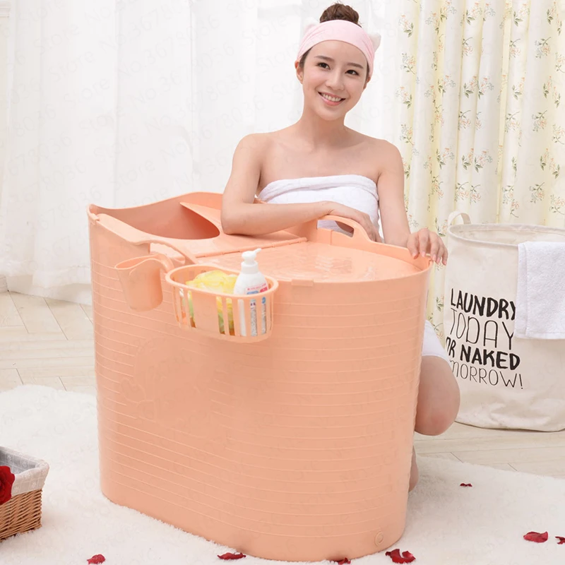 Утолщенная жесткая пластиковая бочка для ванны взрослых Экстра большая детская