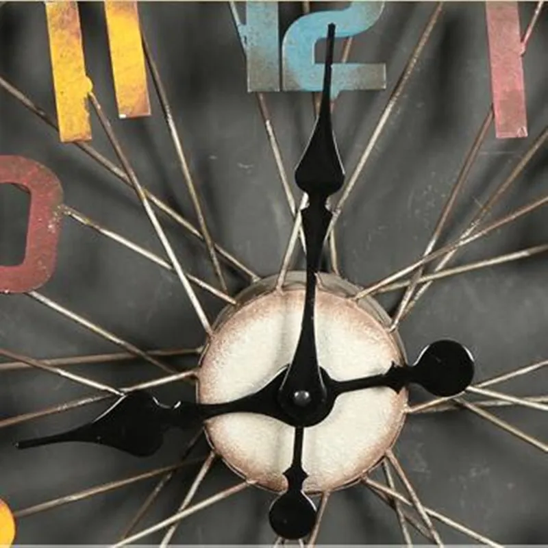 Железные настольные часы ретро большие декор homeretro reloj despertador al fajr кварцевые