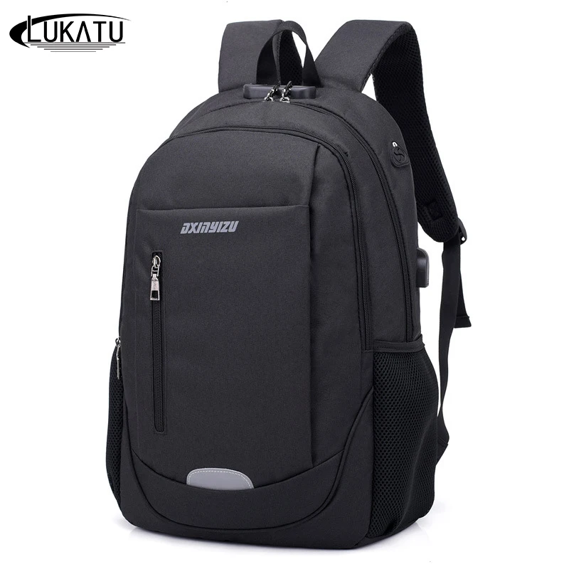 LUKATU, новинка, модный рюкзак для ноутбука, для мужчин и женщин, Bolsa Mochila, для ноутбука, компьютера, рюкзак, школьная сумка, рюкзак для подростков