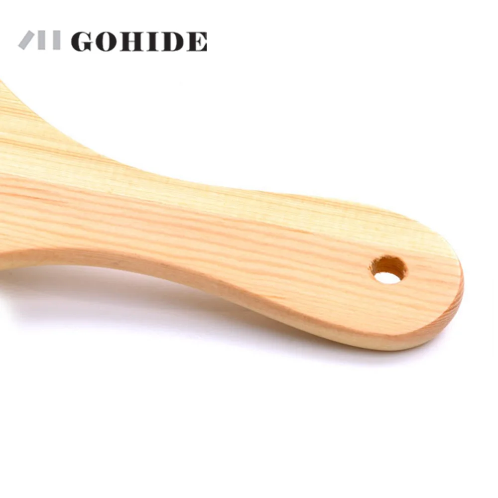 JUH Gohide Fashion Handmade Wood Handle Pocket Mirror Vintage Small Detachable Desktop Single Face Press | Дом и сад